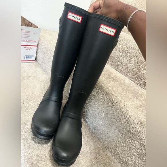 Tall black Hunter boots - Picture 5 of 8